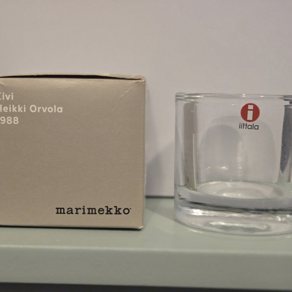 Iittala Kivi Tealight Candleholder - Clear